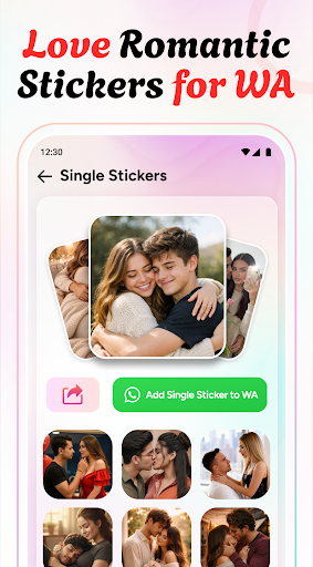 Romantic Stickers Love Sticker ekran görüntüsü