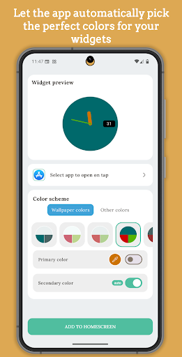 Android Widgets (Material U) ekran görüntüsü