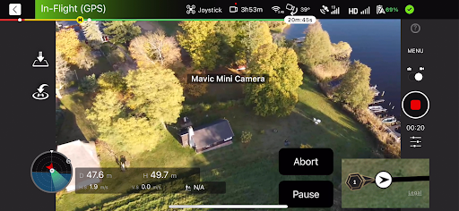 One Click Drone ekran görüntüsü
