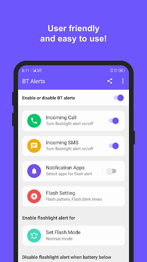 Flashlight Alerts ekran görüntüsü