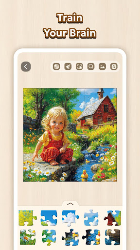 Jigsaw Puzzle - Countryside ekran görüntüsü