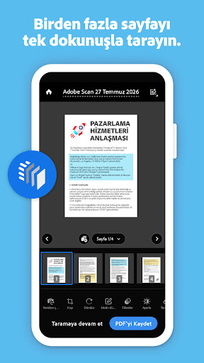 Adobe Scan: Belge Tarama ekran görüntüsü