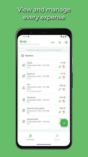 Ordo: Budget & Expense Manager ekran görüntüsü
