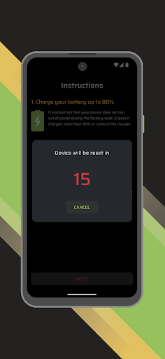 Android Phone Factory Reset ekran görüntüsü