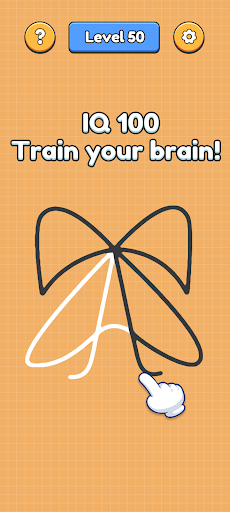 One Line Draw: Brain Journey ekran görüntüsü