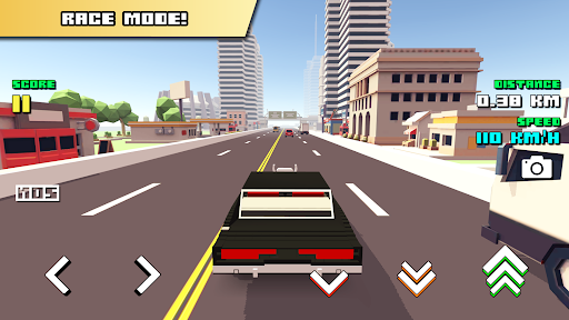 Blocky Car Racer - yarış oyunu ekran görüntüsü