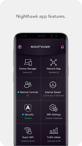 NETGEAR Nighthawk WiFi Router ekran görüntüsü