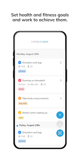 Charge Fitness Online ekran görüntüsü