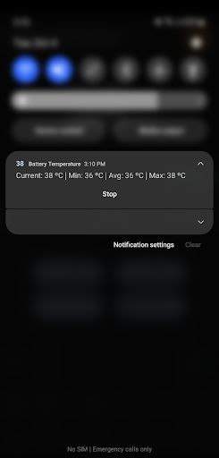 Battery Health Temperature ekran görüntüsü