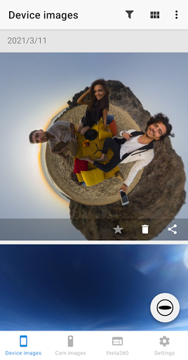 RICOH THETA ekran görüntüsü