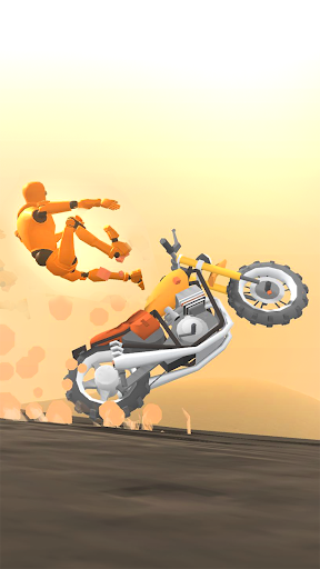 Ragdoll Bike: Downhill 3D ekran görüntüsü