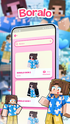 BoraLo Skin for Minecraft MCPE ekran görüntüsü