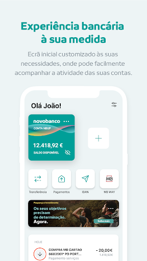 App novobanco ekran görüntüsü