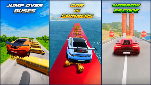 Mega Car Crash Car Driving Sim ekran görüntüsü