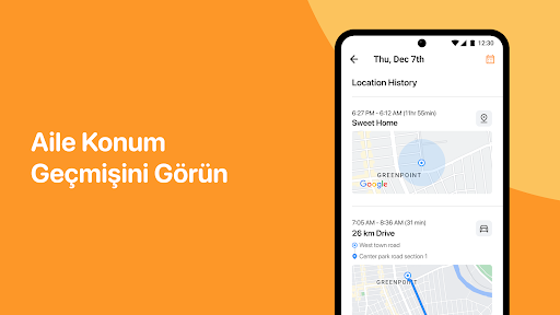 AlfredCircle - Konum paylaşımı ekran görüntüsü