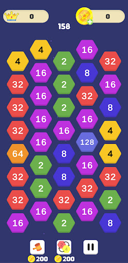 Hex 2248: Number Merged & Link ekran görüntüsü