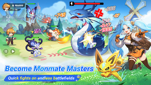 Monmate Master: Idle Adventure ekran görüntüsü