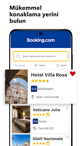 Booking.com Otel Rezervasyonu ekran görüntüsü