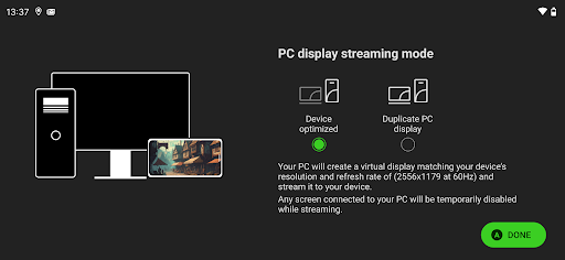 Razer PC Remote Play ekran görüntüsü