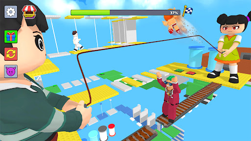 Obby Slap Troll: Parkour Tower ekran görüntüsü