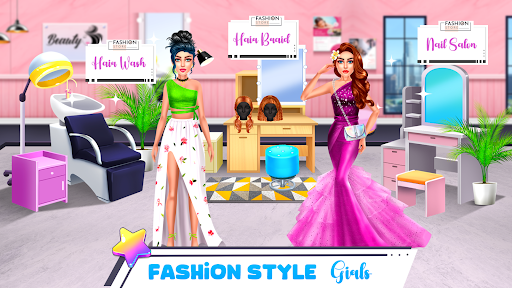 Realistic Girl Hair Salon ekran görüntüsü