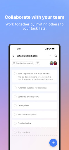 Planning Center Tasks ekran görüntüsü