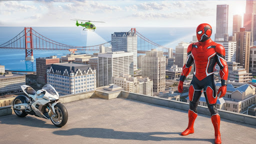 Spider Rope Hero Street Rescue ekran görüntüsü