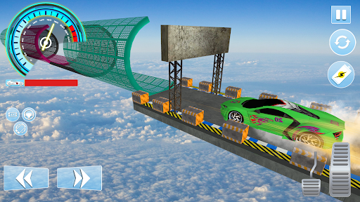 Sky Ramp Car Stunt Races 3D ekran görüntüsü