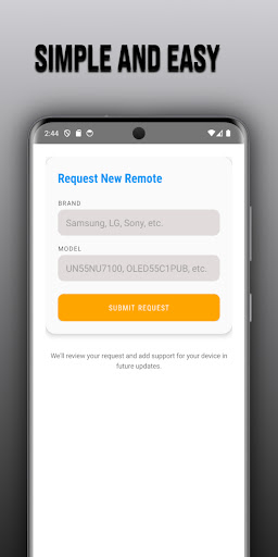Remote for Intertainment tv ekran görüntüsü