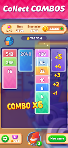 X2 Solitaire Merge-2248 Puzzle ekran görüntüsü
