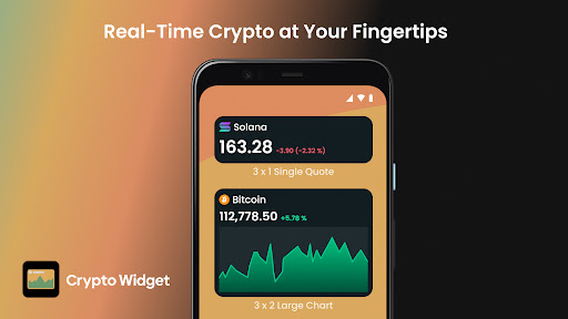 Crypto Widget ekran görüntüsü