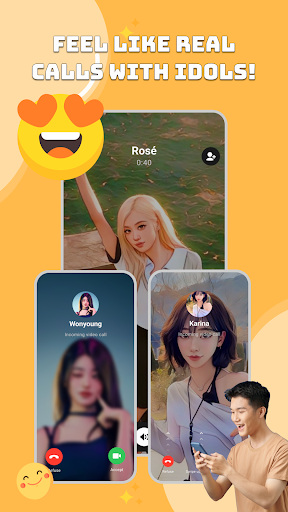 Idol Prank Video Chat & Call ekran görüntüsü
