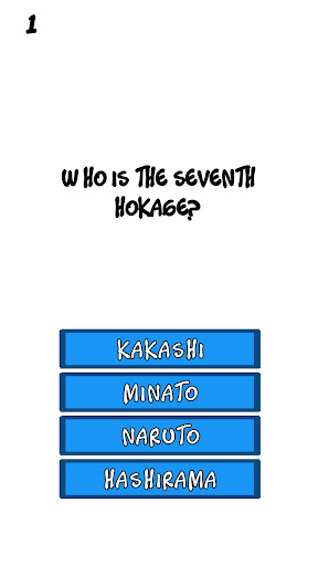Naruto Boruto Ninja Quiz ekran görüntüsü
