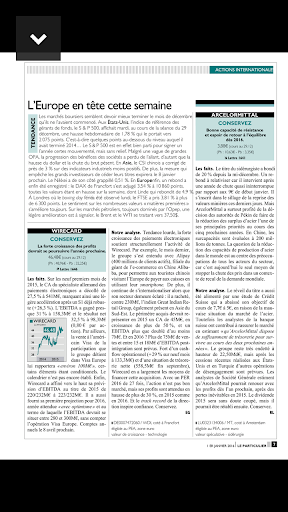 La lettre des Placements ekran görüntüsü