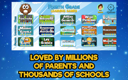 Fourth Grade Learning Games ekran görüntüsü