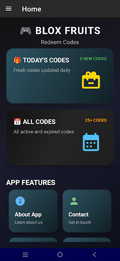 Codes For Blox Fruits ekran görüntüsü
