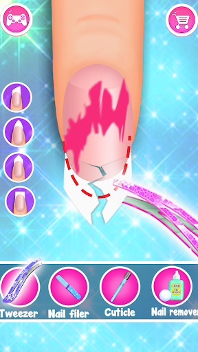 Tırnak oyunları: Nail Salon ekran görüntüsü