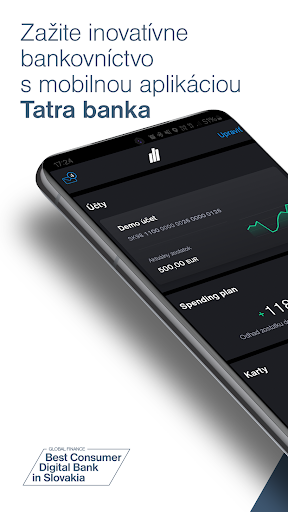 Tatra banka ekran görüntüsü