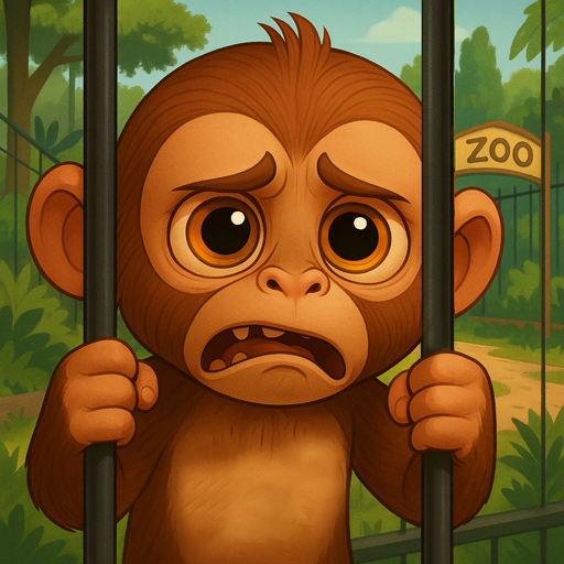 Ben Vahşi Bir maymun: zoo