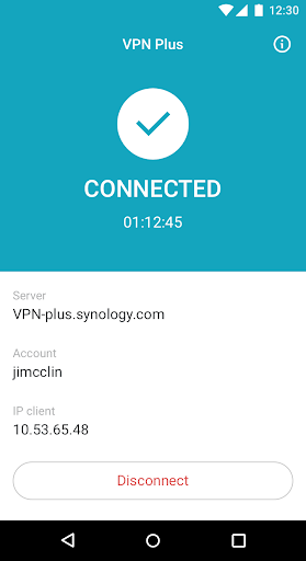 Synology VPN Plus ekran görüntüsü