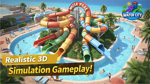 Waterpark Creator Simulator ekran görüntüsü