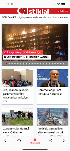 İstiklal Gazetesi ekran görüntüsü