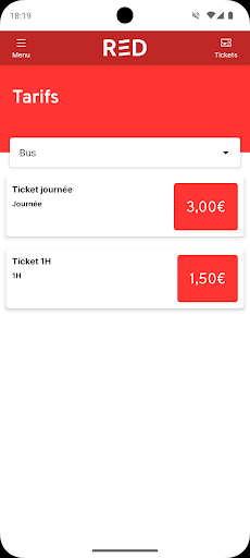 RED M'Ticket ekran görüntüsü