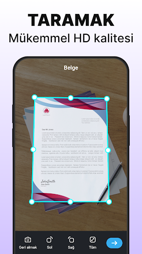 PDF Tarayıcı: belge tarama pdf ekran görüntüsü