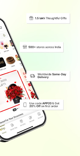 FNP: Gifts, Flowers, Cakes App ekran görüntüsü