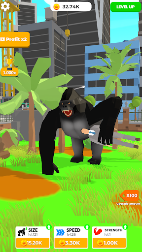 Idle Gorilla: Evolution Empire ekran görüntüsü