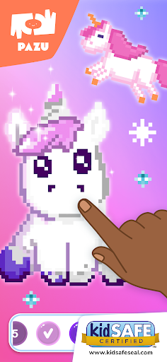 Pixel coloring games for kids ekran görüntüsü