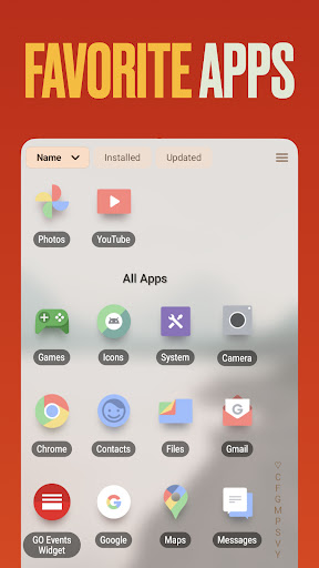 Octopi Launcher ekran görüntüsü