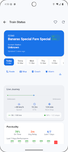 Rail Tracker: Live Rail Status ekran görüntüsü