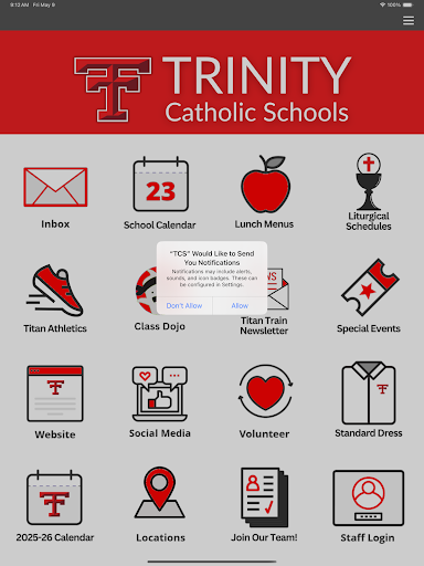 Trinity Catholic Schools ekran görüntüsü